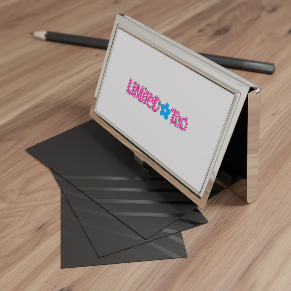 Limited Too Metal Business Card Holder