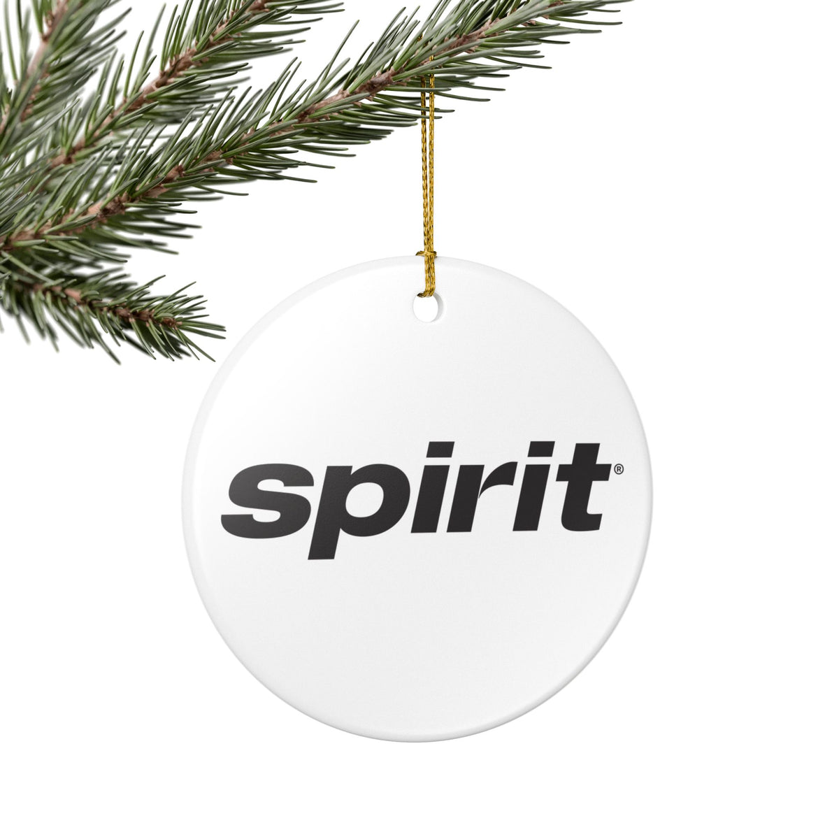 Spirit Airlines Ceramic Ornament