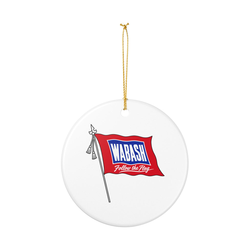 Wabash Railroad Ceramic Ornament