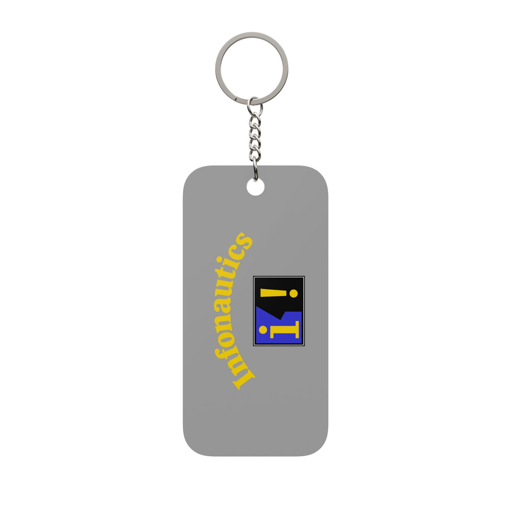 Infonautics Double-Sided Keychain Charm