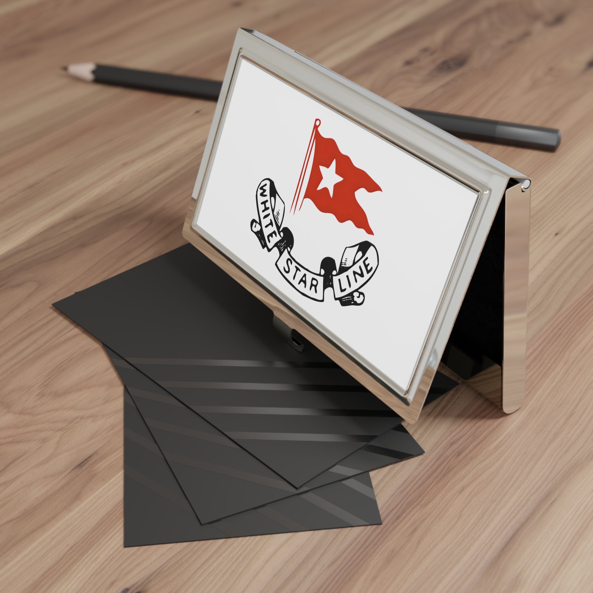 White Star Line Metal Business Card Holder
