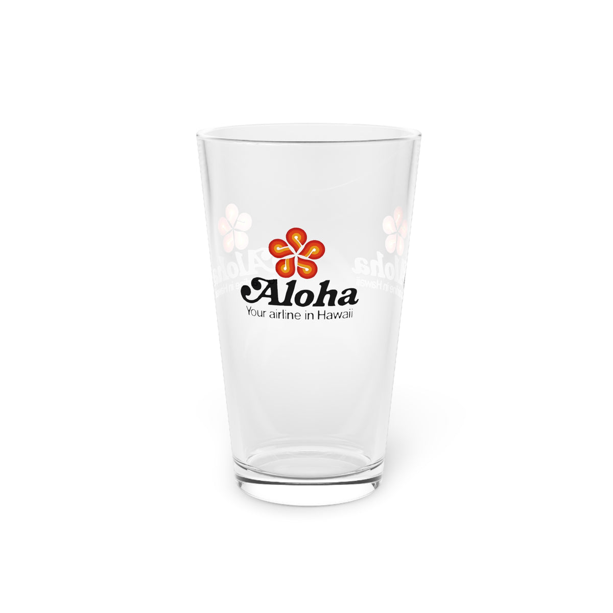 Aloha Airlines 16oz Pint Glass