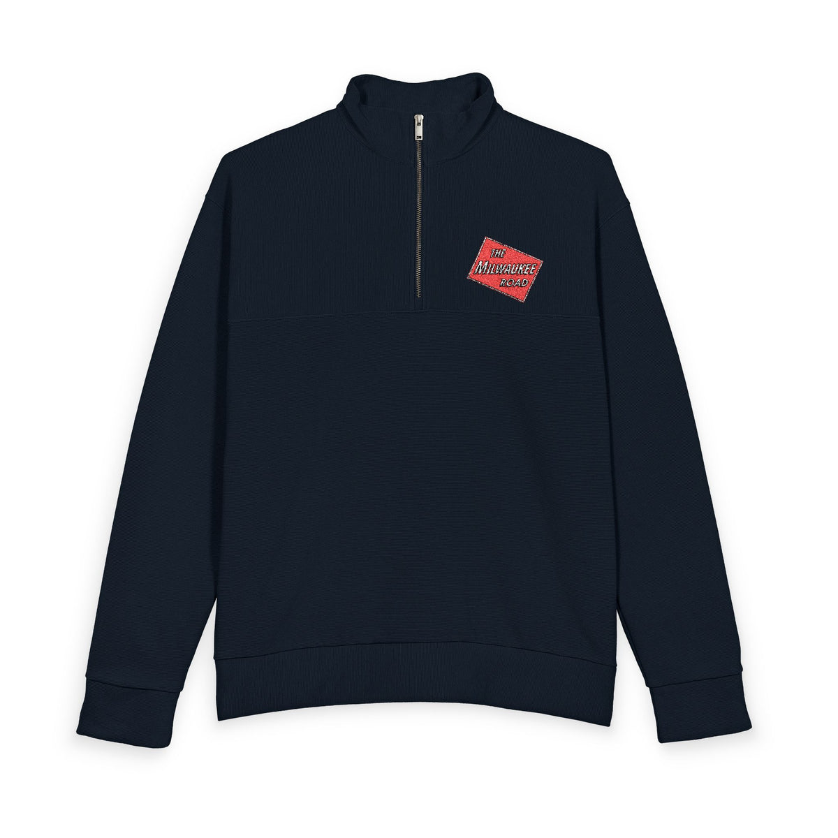 Chicago Milwaukee St. Paul and Pacific Railroad Heavy Knit Quarter-Zip Sweatshirt