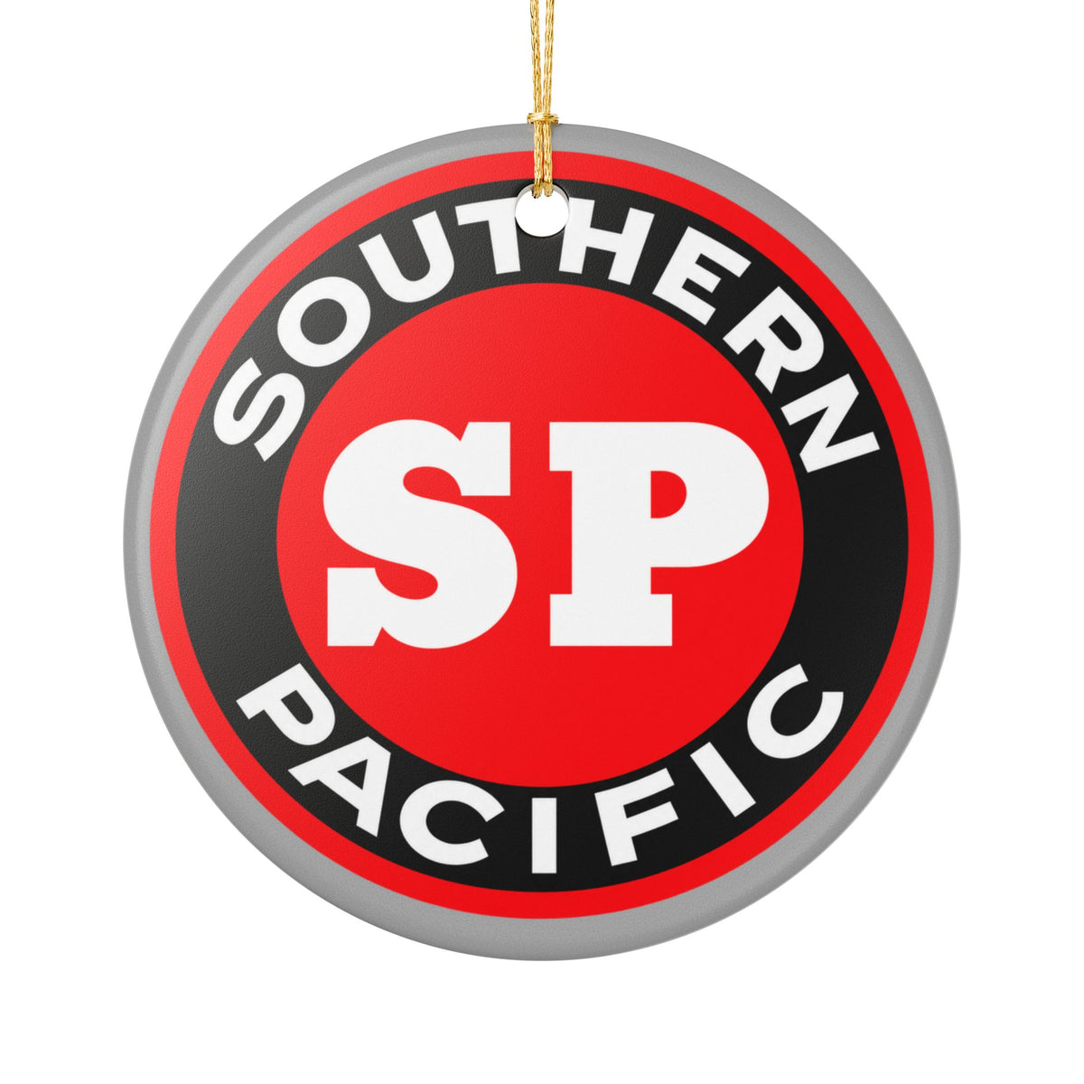 Southern Pacific Railroad Ceramic Ornament