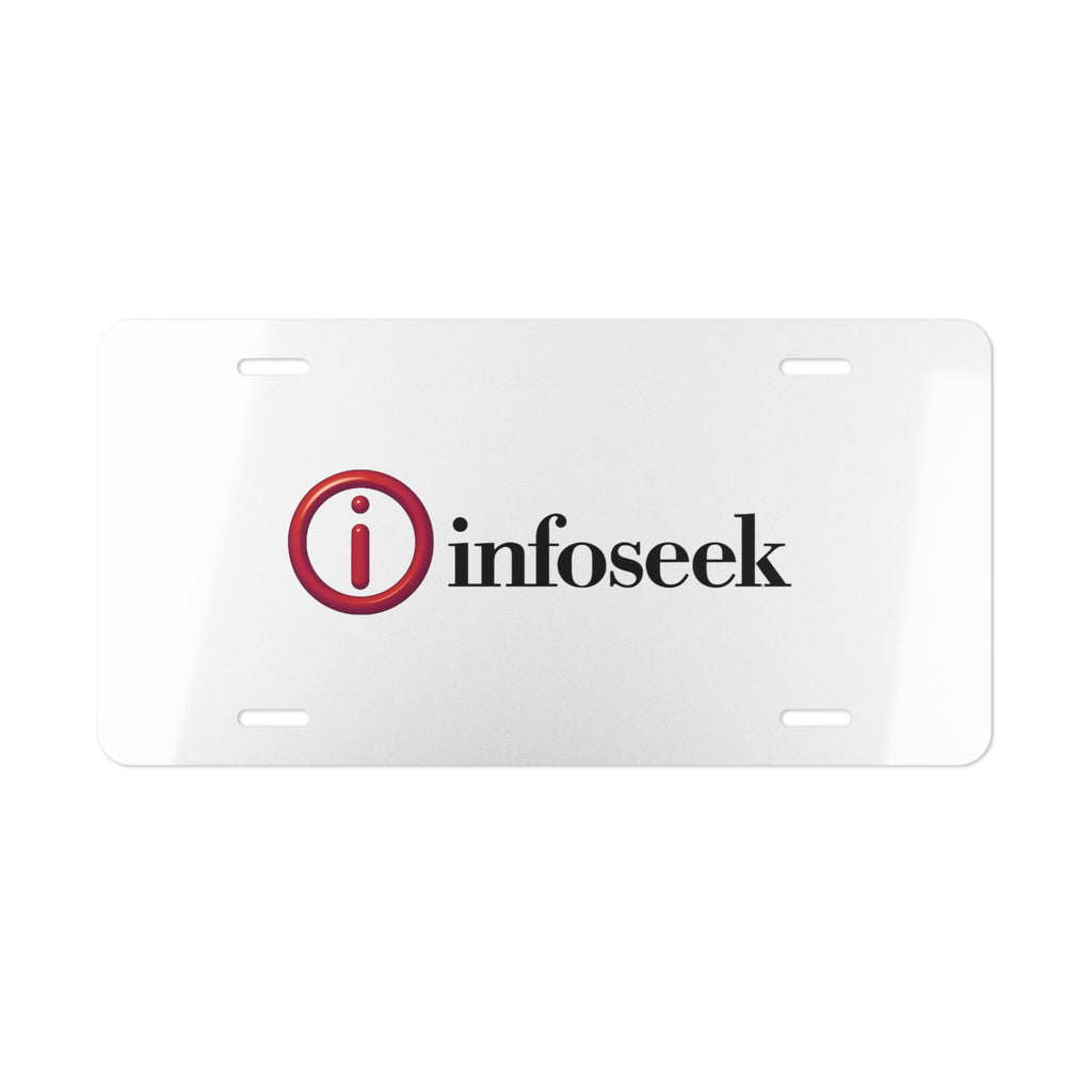 Infoseek Vanity License Plate