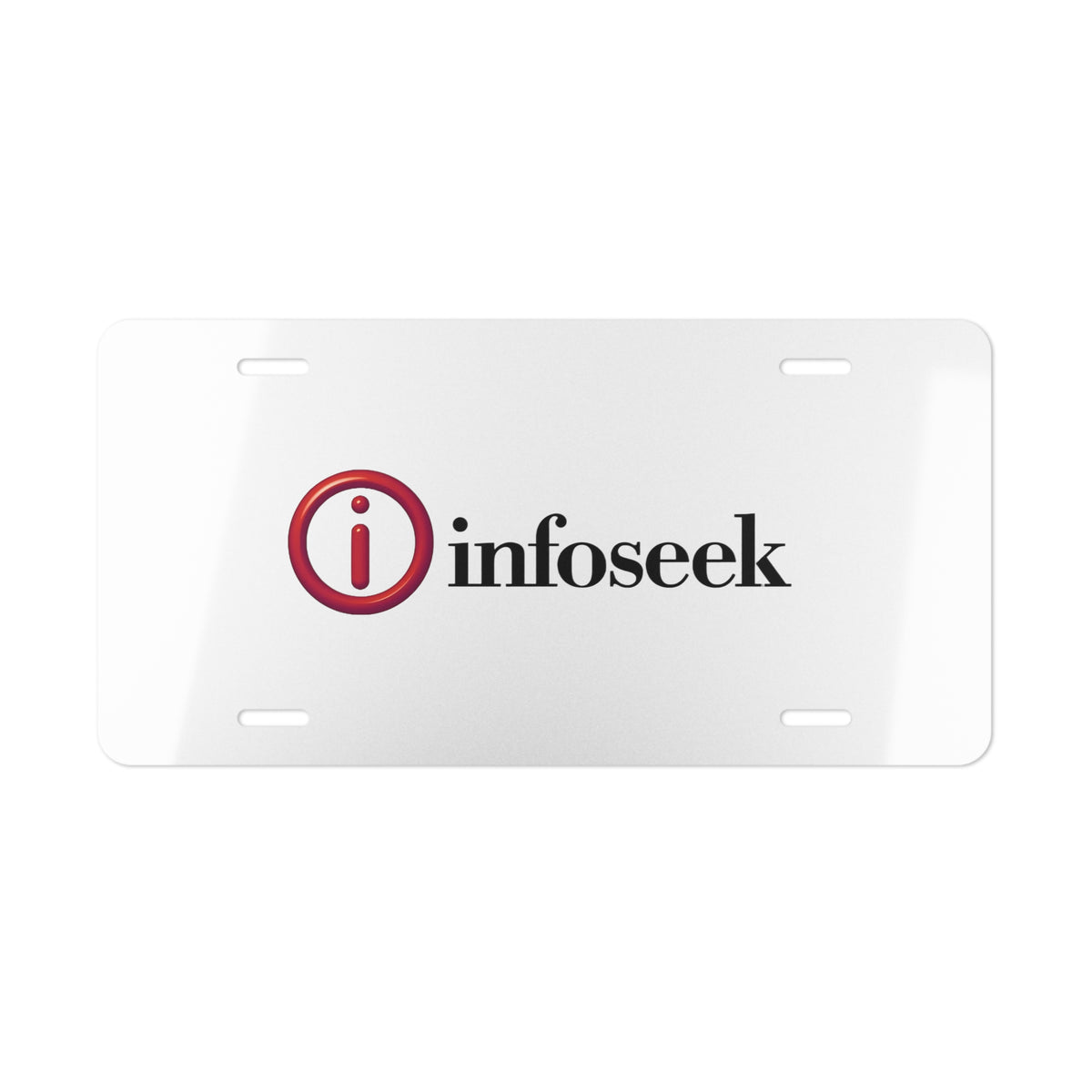 Infoseek Vanity License Plate