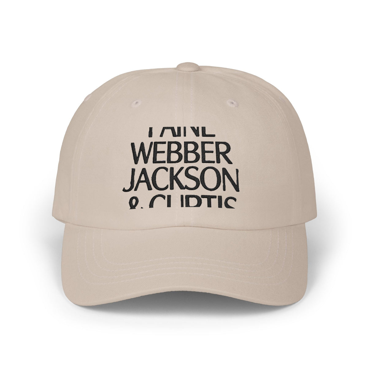 Paine Webber Jackson & Curtis Embroidered Dad Cap Hat