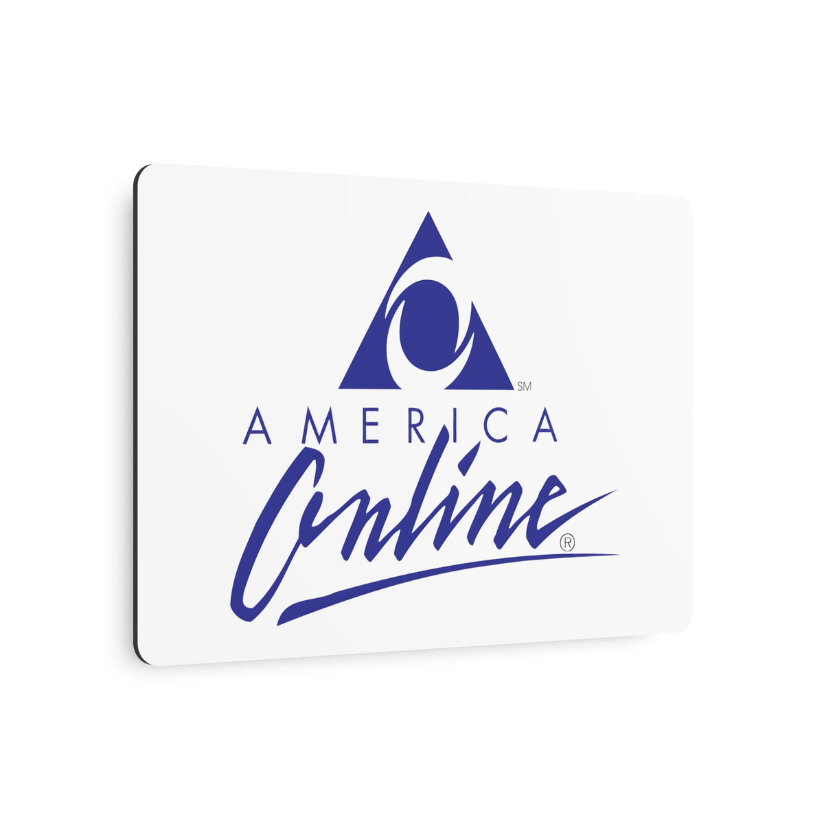America Online (AOL) Metal Sign