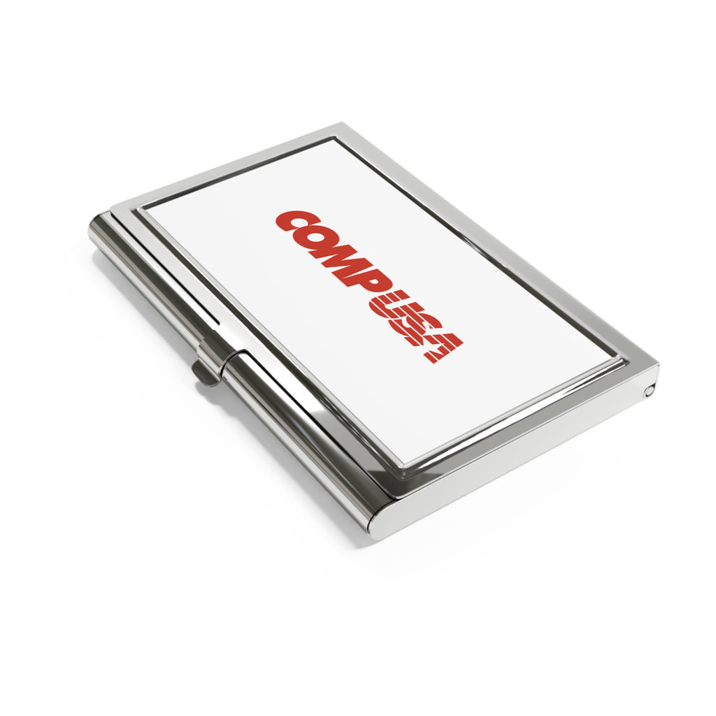 CompUSA Metal Business Card Holder
