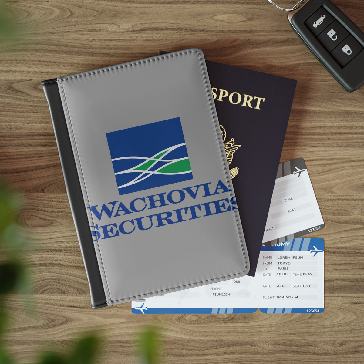 Wachovia Securities Passport Cover