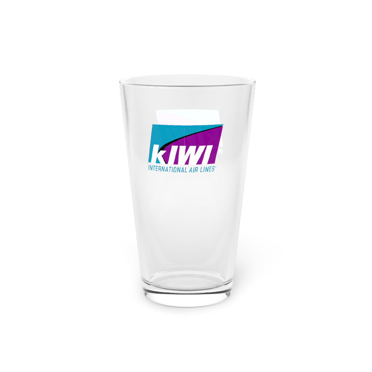 Kiwi International Air Lines 16oz Pint Glass