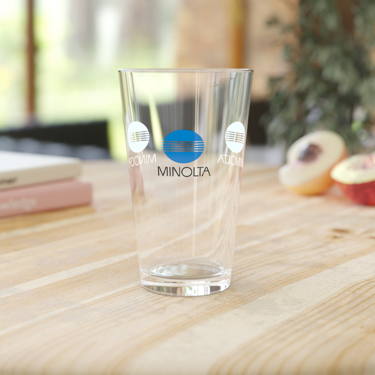 Minolta 16oz Pint Glass