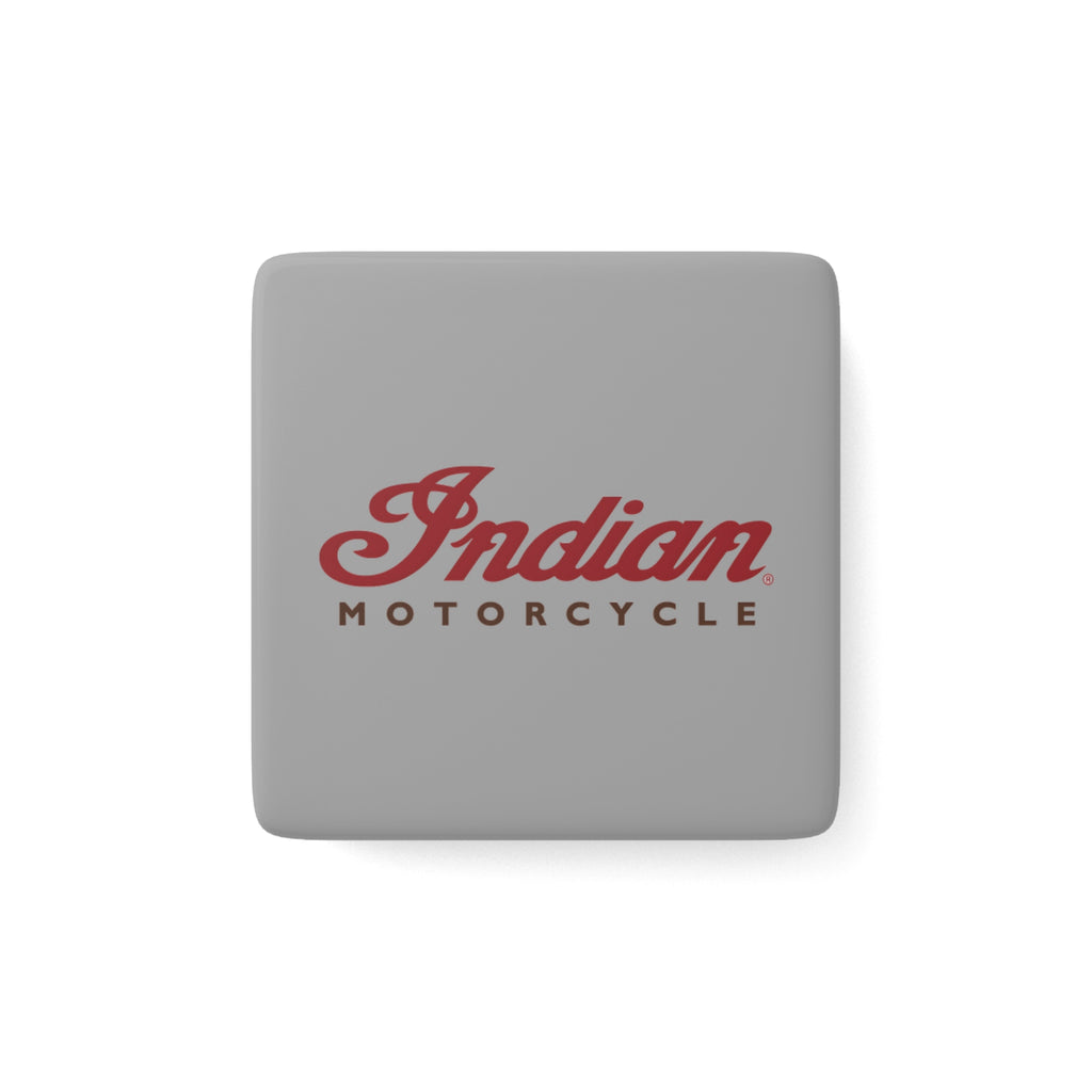 Indian Motorcycle Square Porcelain Fridge Magnet