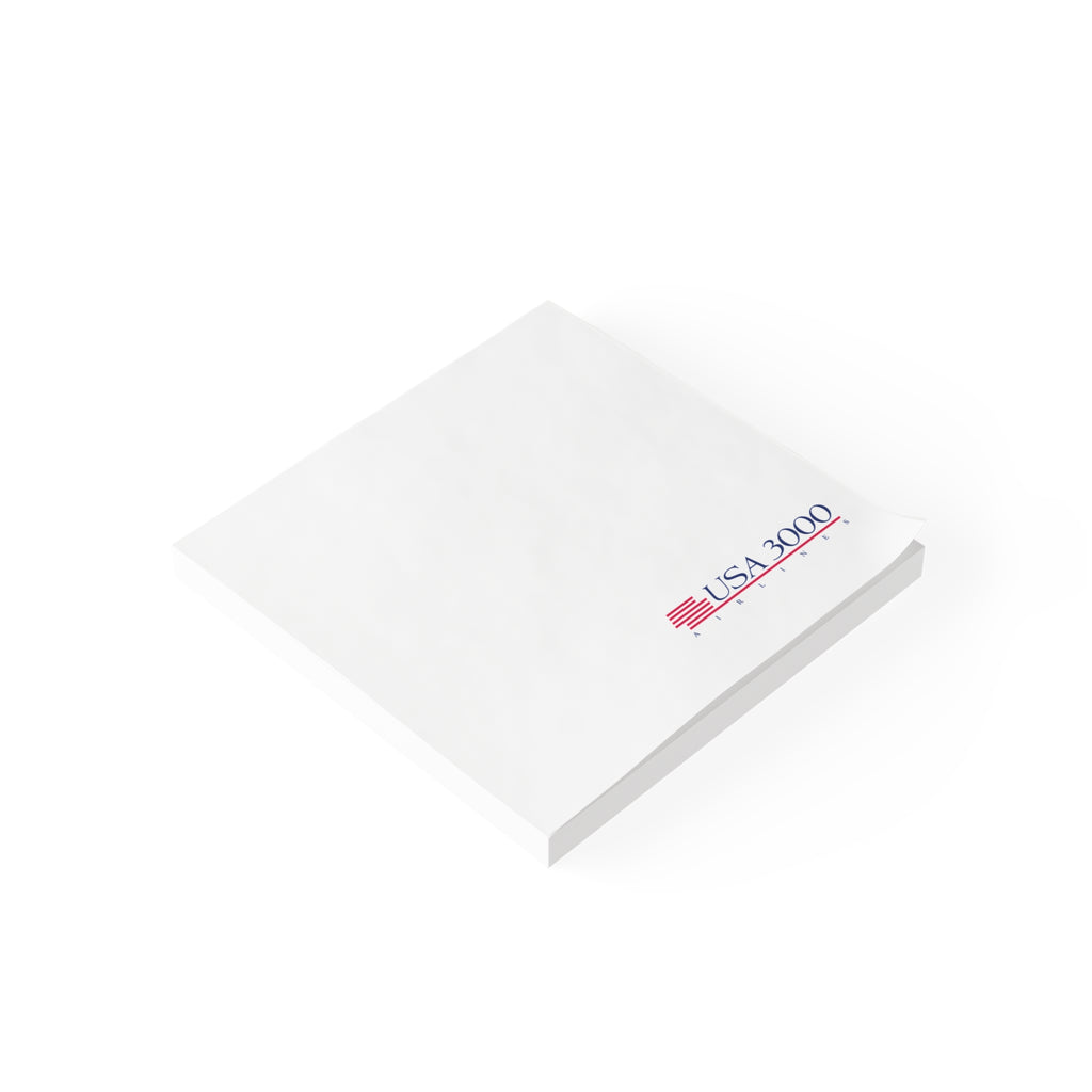 USA3000 Airlines Sticky Post-it Note Pad