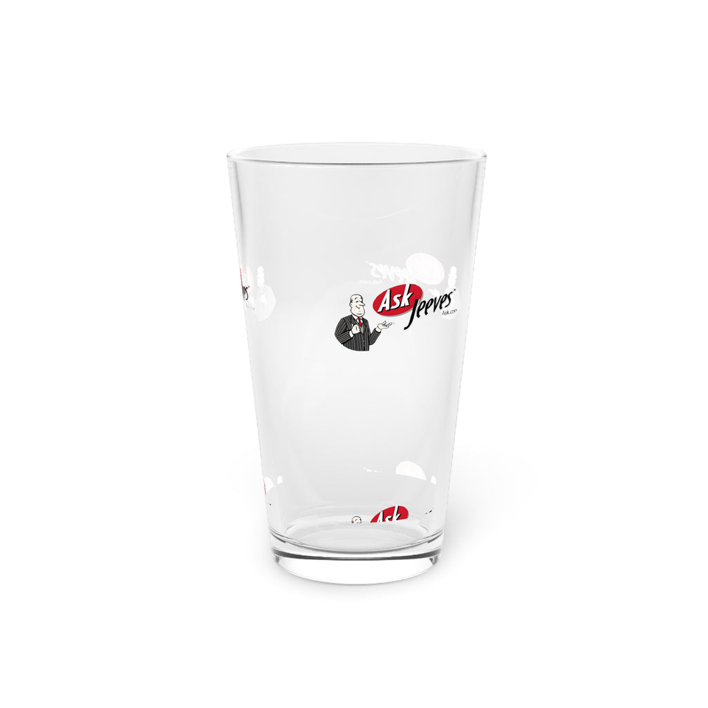 Ask Jeeves 16oz Pint Glass