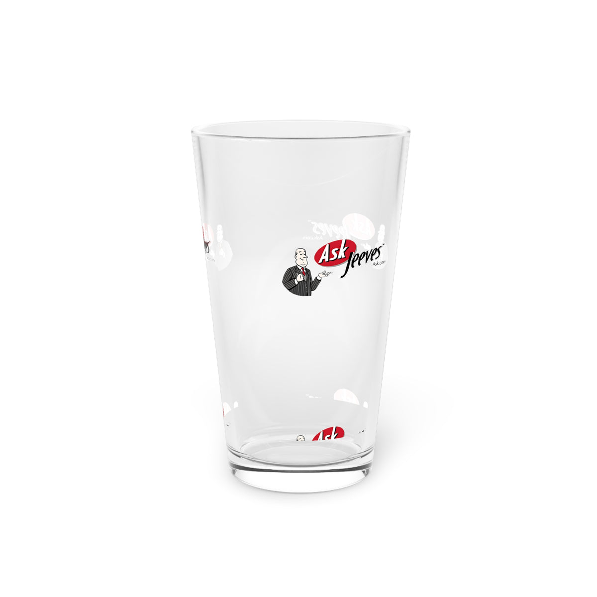 Ask Jeeves 16oz Pint Glass