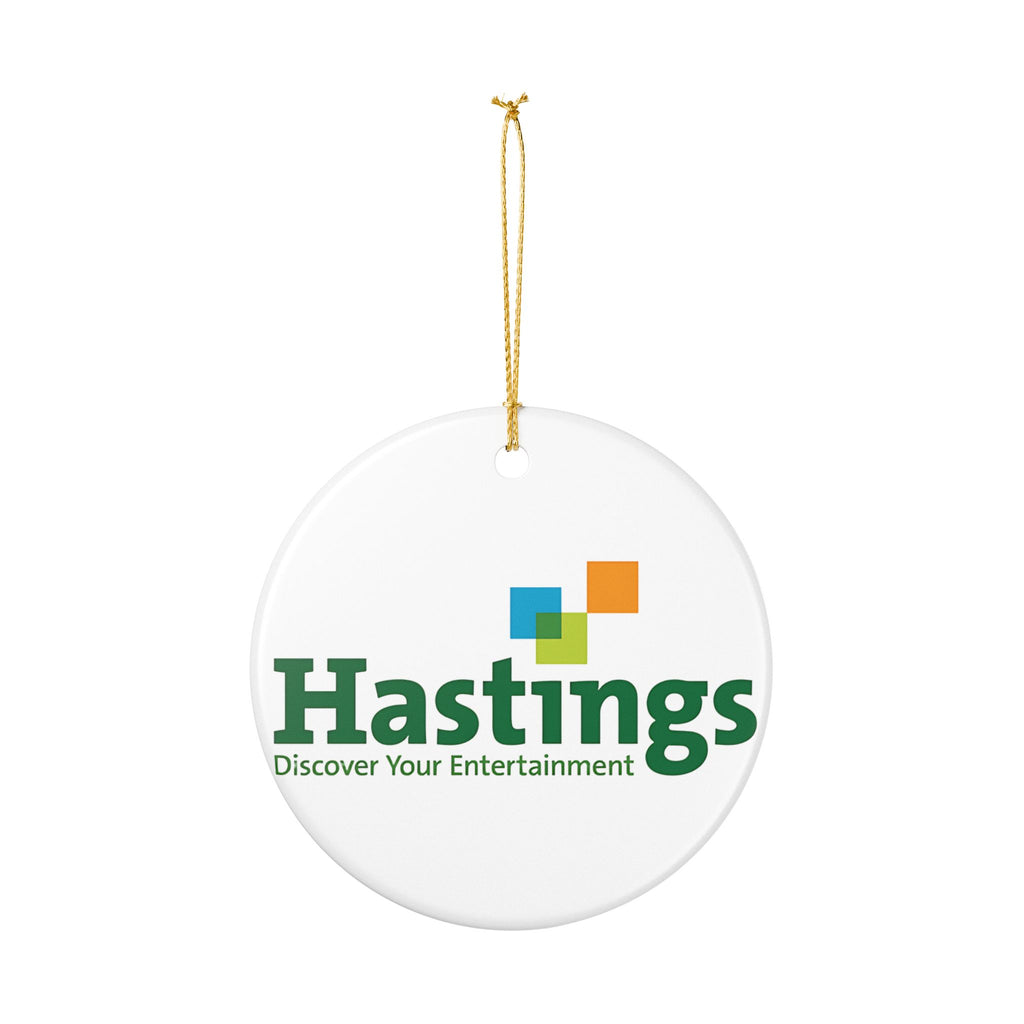 Hastings Entertainment Ceramic Ornament