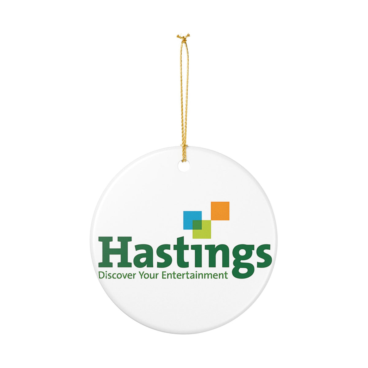 Hastings Entertainment Ceramic Ornament