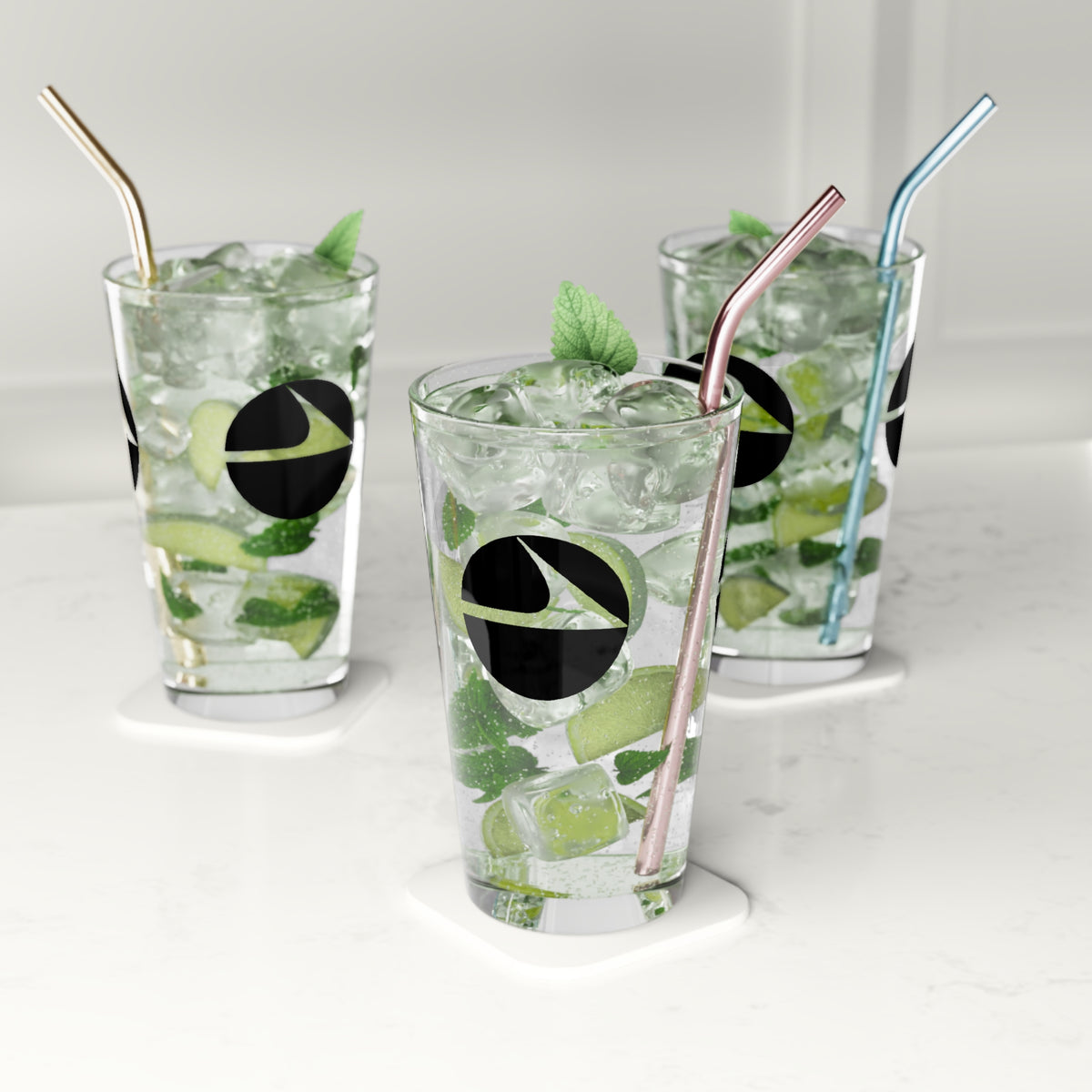 West Coast Airlines 16oz Pint Glass