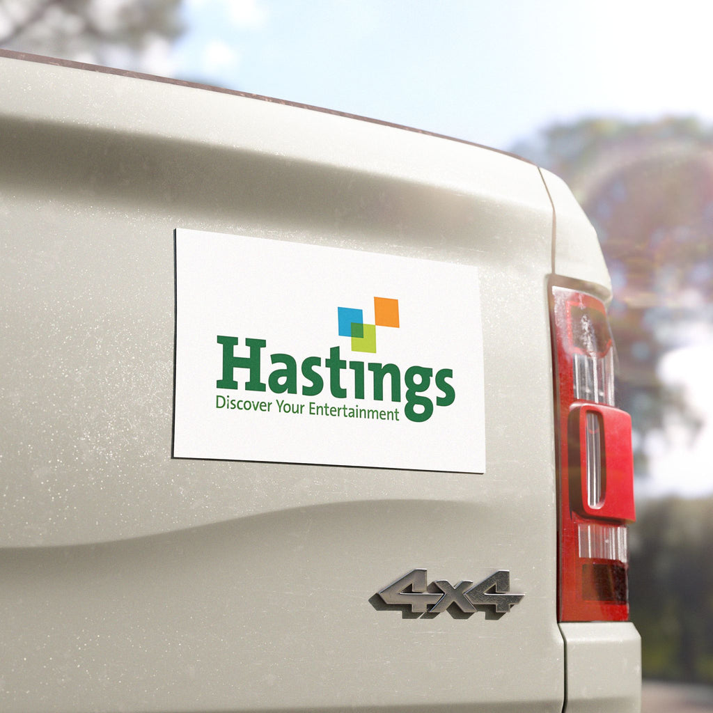 Hastings Entertainment Car Magnet