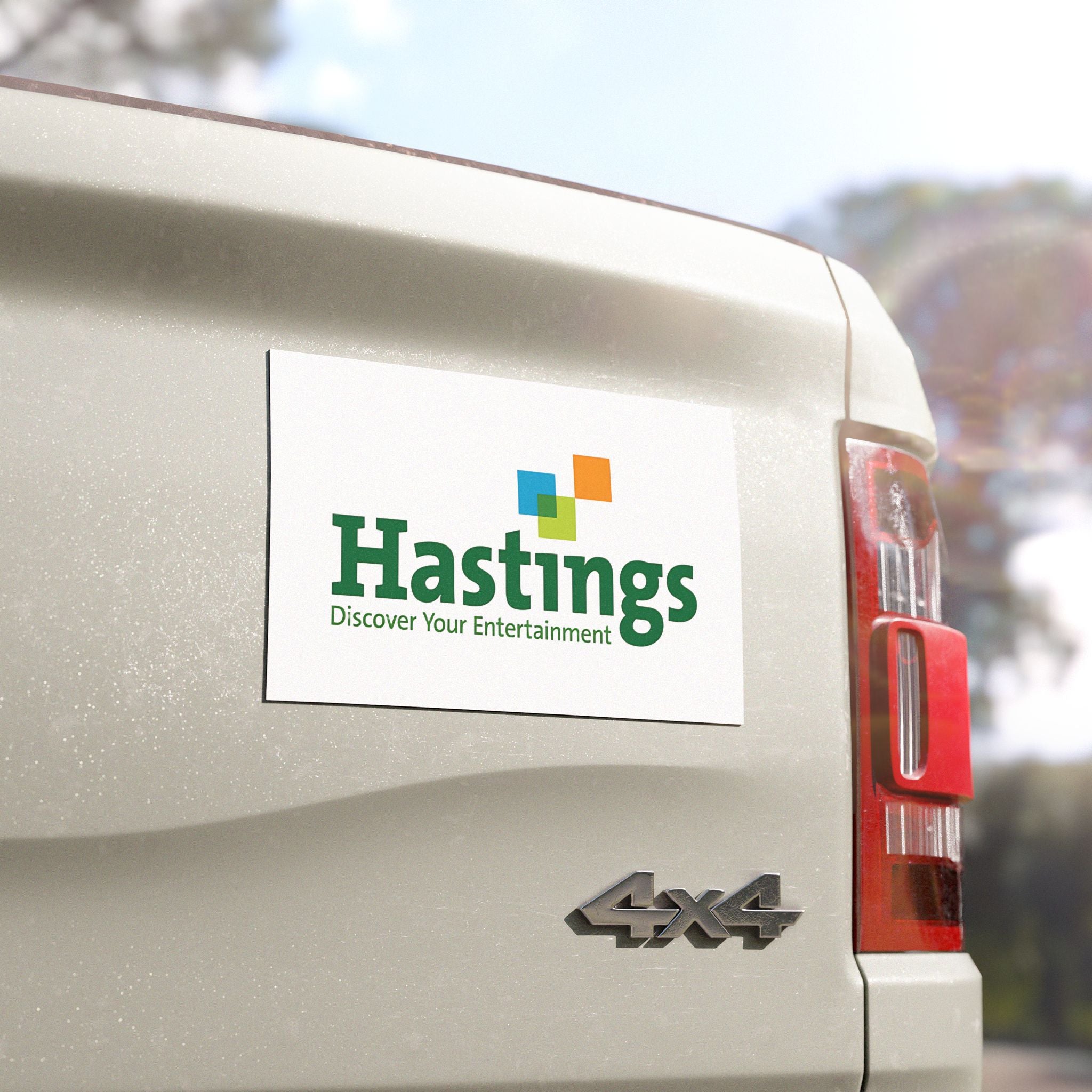 Hastings Entertainment Car Magnet