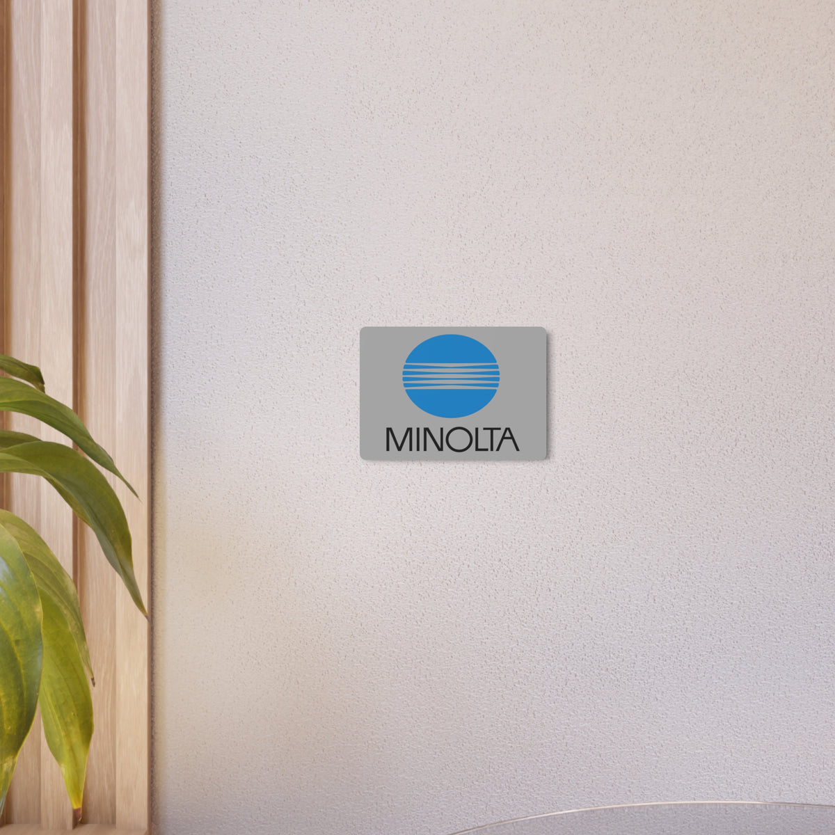Minolta Metal Sign