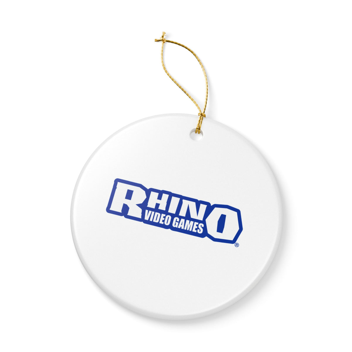 Rhino Video Games Ceramic Ornament
