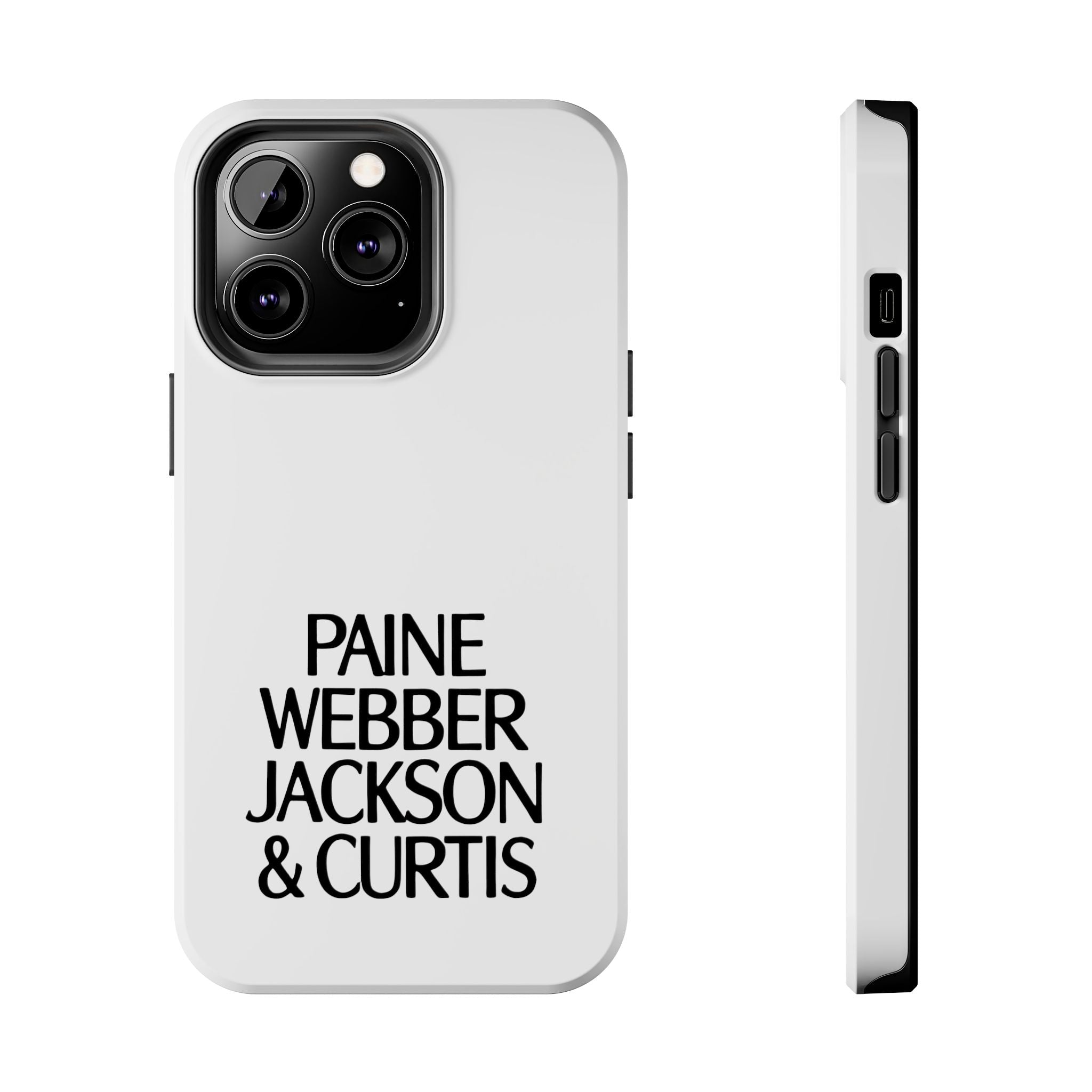 Paine Webber Jackson & Curtis Tough Phone Case