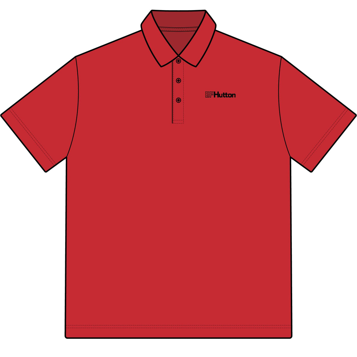 E. F. Hutton Cotton Polo Shirt