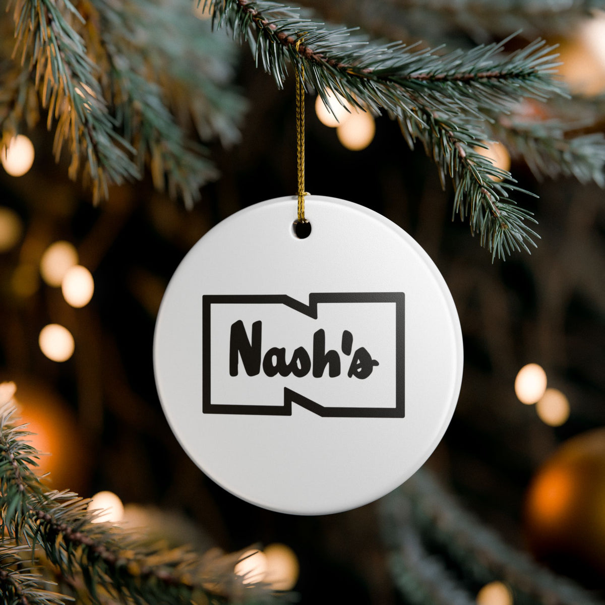 Nash's Ceramic Ornament