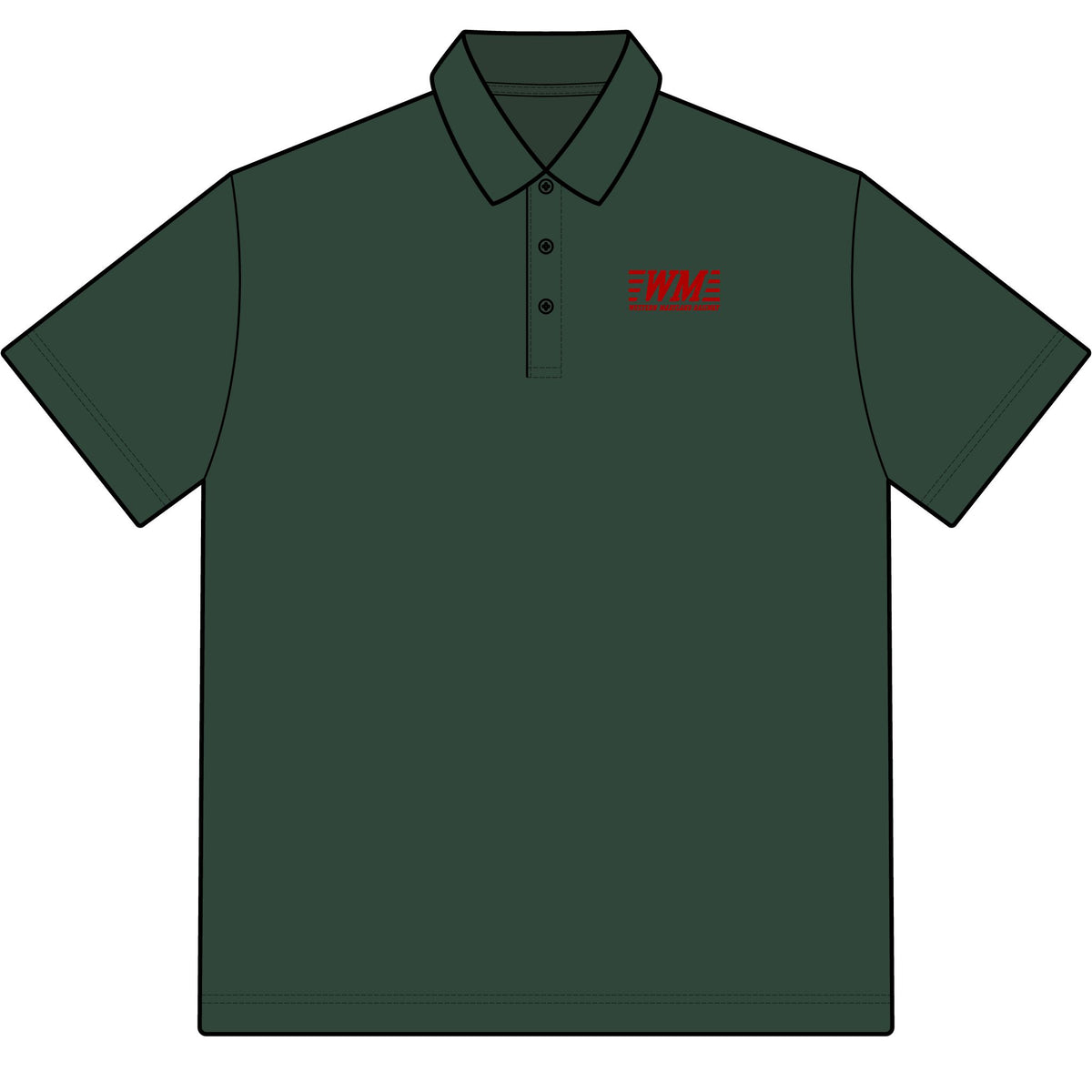 Western Maryland Railway Cotton Polo Shirt