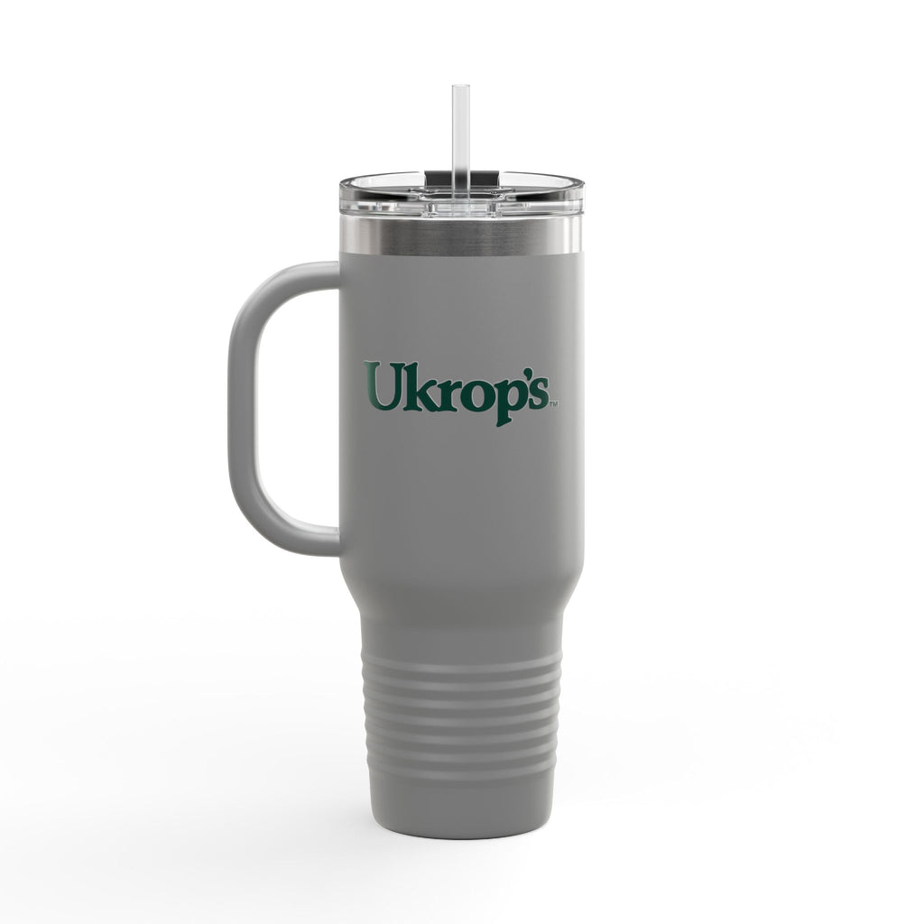 Ukrop's Super Markets 40oz Insulated Travel Mug Stainless Tumbler