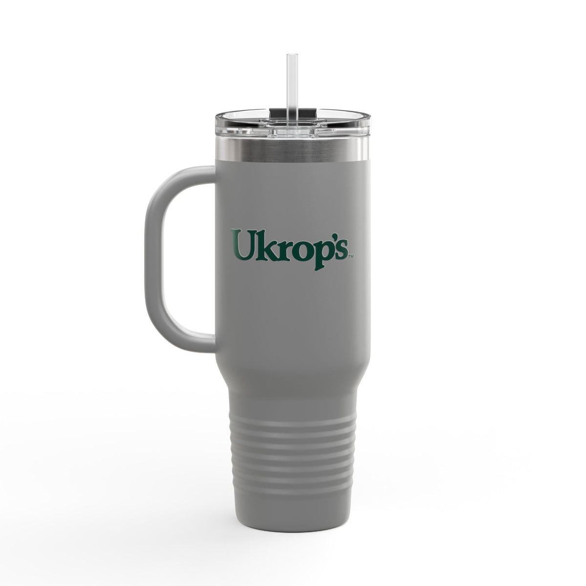 Ukrop's Super Markets 40oz Insulated Travel Mug Stainless Tumbler