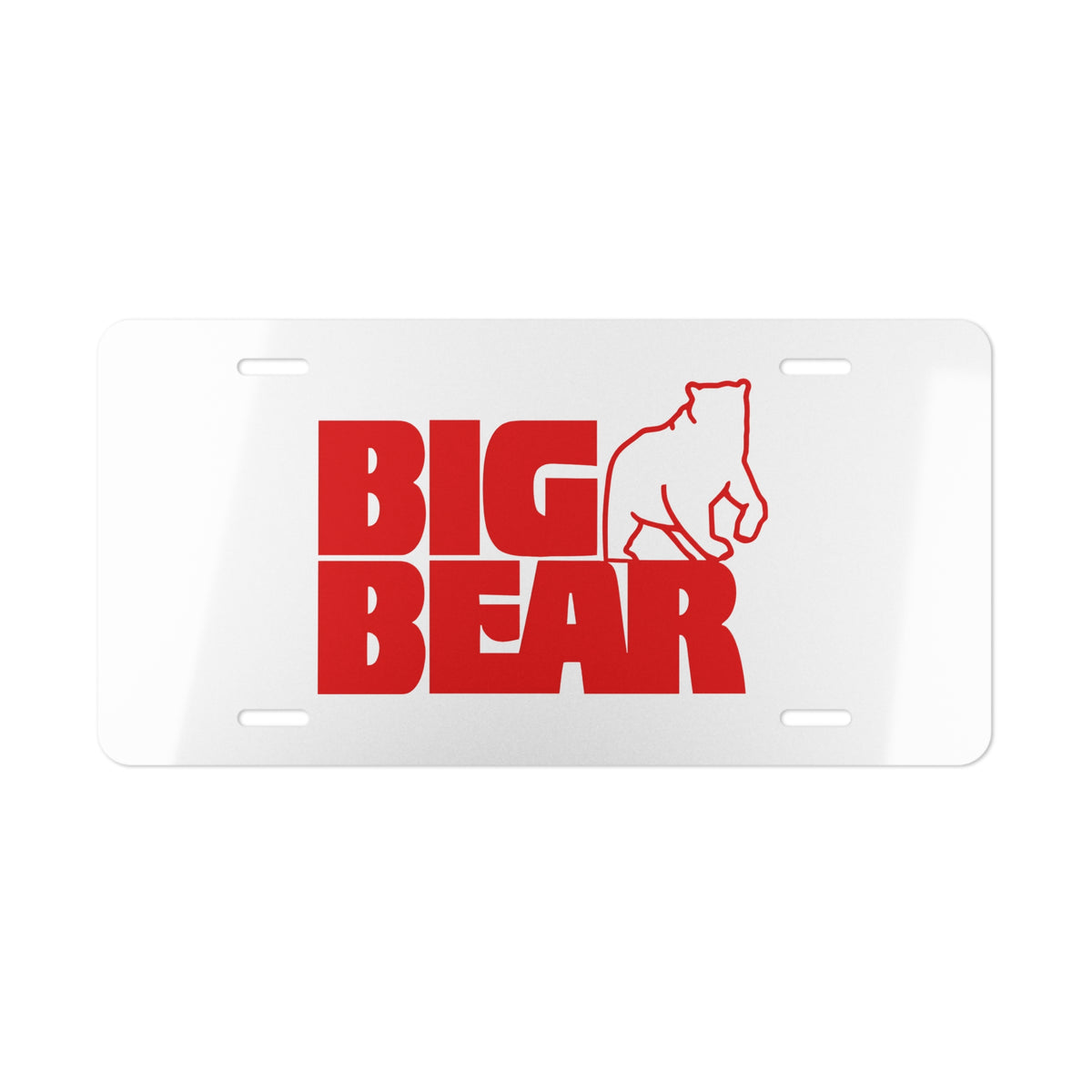 Big Bear Stores Vanity License Plate