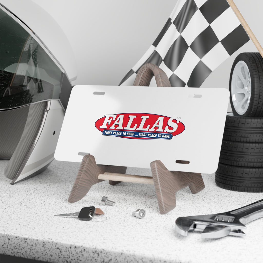 Fallas Discount Stores Vanity License Plate