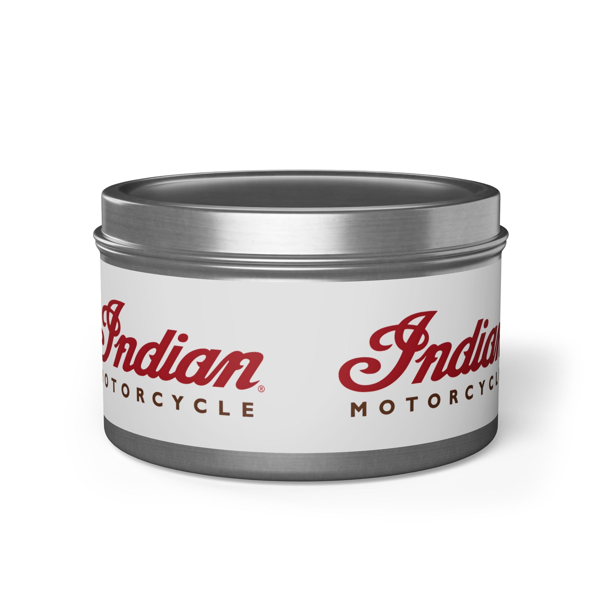 Indian Motorcycle Tin Candle