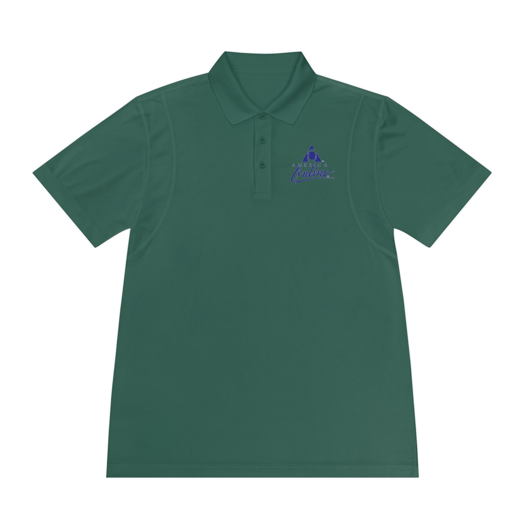 America Online (AOL) Men's Sport Polo Shirt