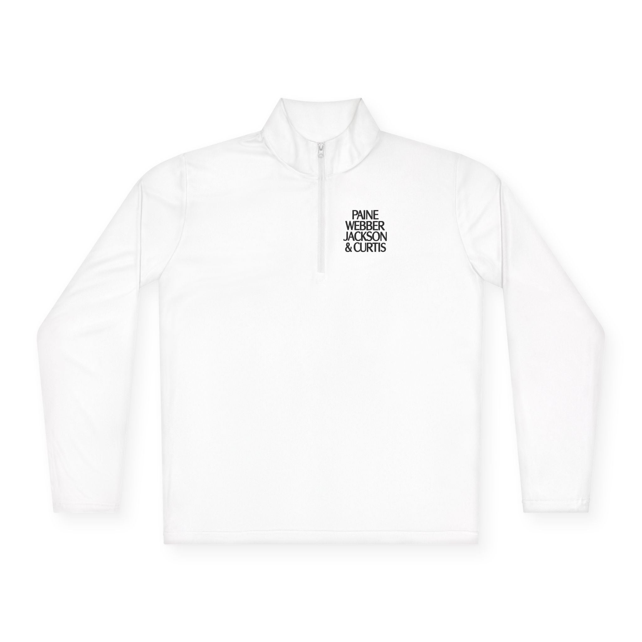 Paine Webber Jackson & Curtis Unisex Quarter Zip Pullover