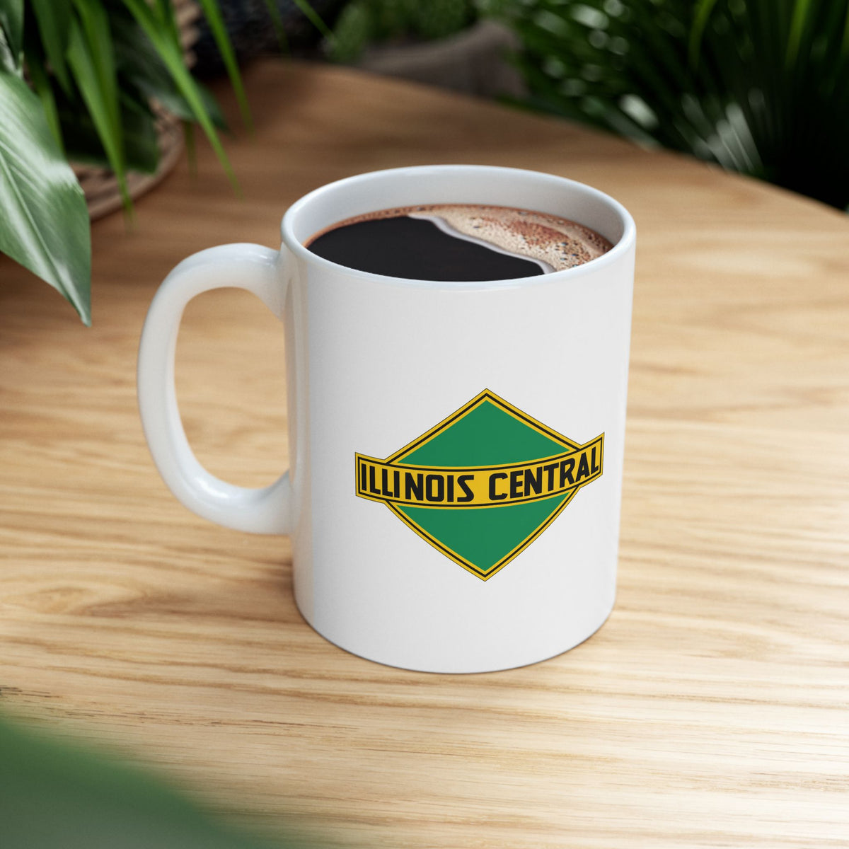 Illinois Central Railroad Ceramic Coffee Mug
