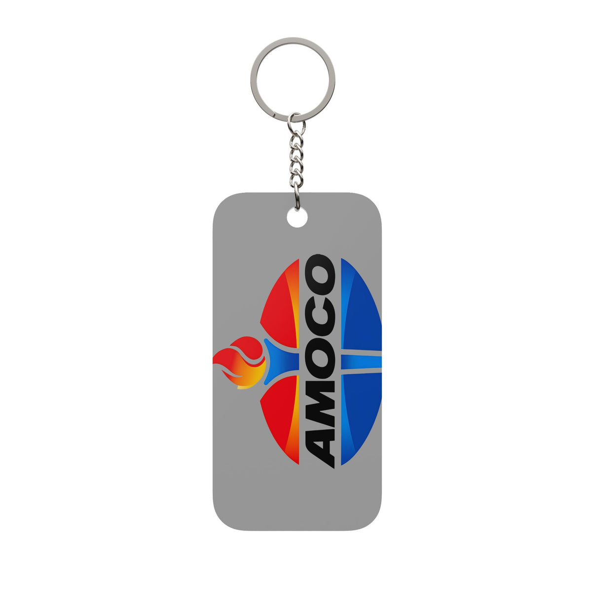 Amoco Double-Sided Keychain Charm