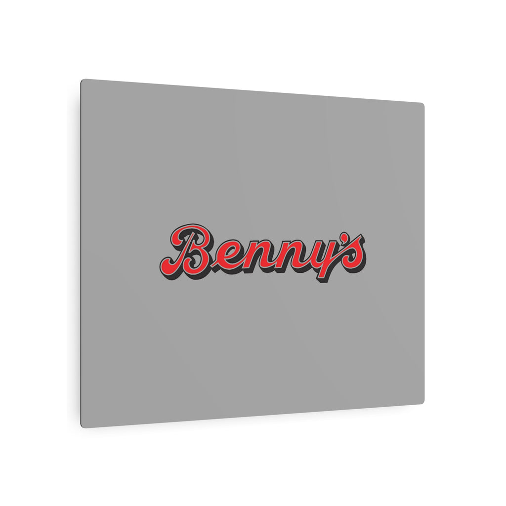 Benny's Metal Sign
