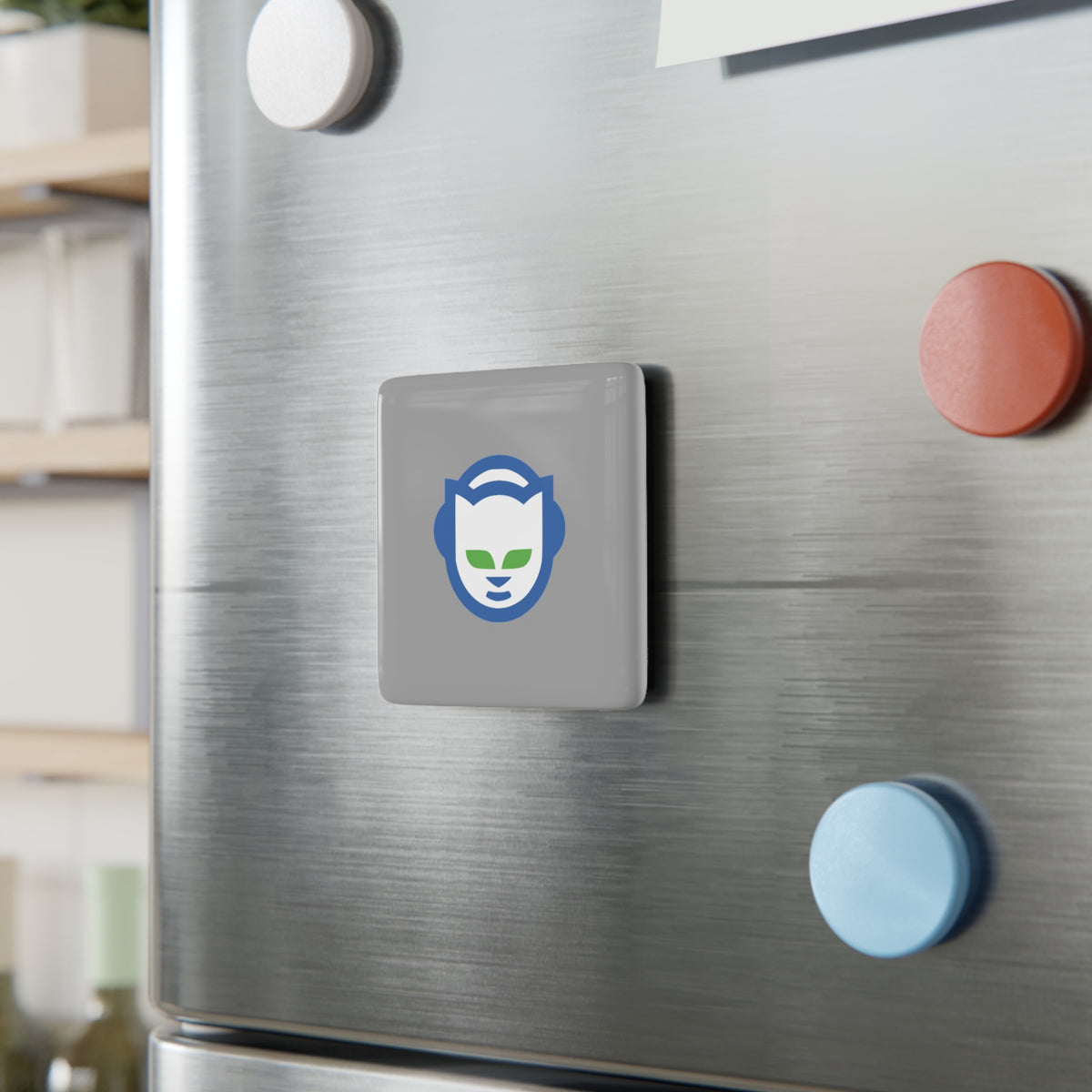 Napster Square Porcelain Fridge Magnet