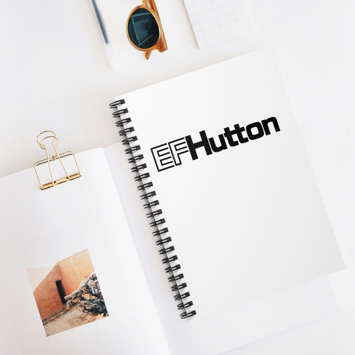 E. F. Hutton Spiral Notebook