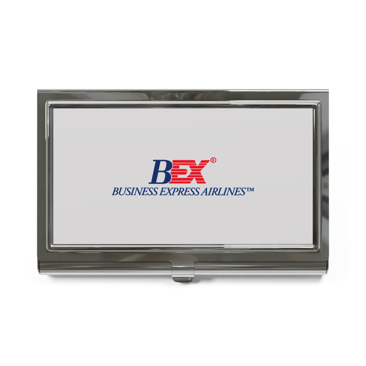 Business Express Airlines Metal Business Card Holder