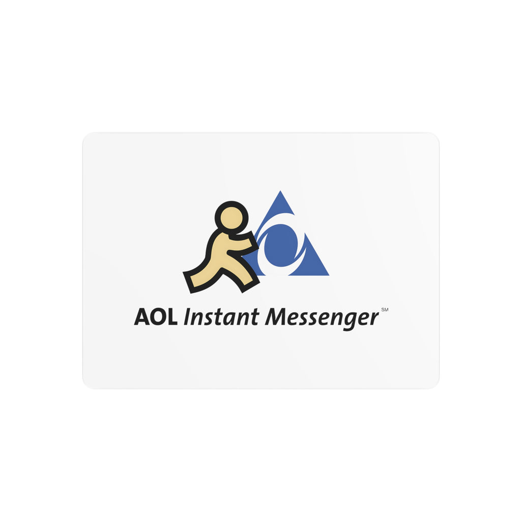 AOL Instant Messenger (AIM) Metal Sign