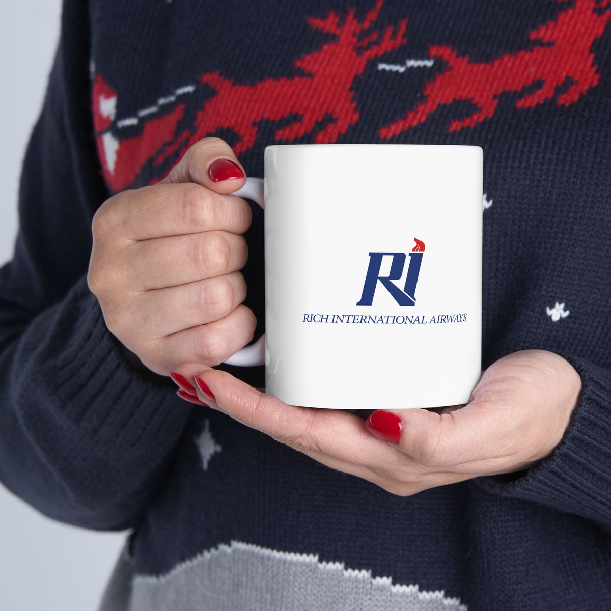 Rich International Airways Ceramic Coffee Mug