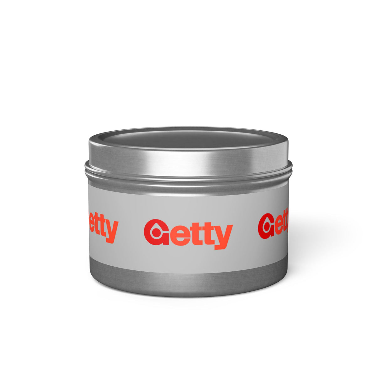 Getty Oil Tin Candle