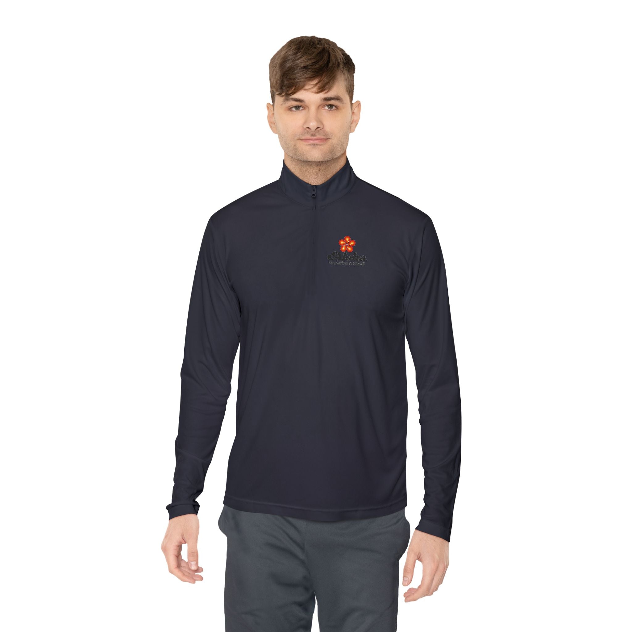 Aloha Airlines Unisex Quarter Zip Pullover