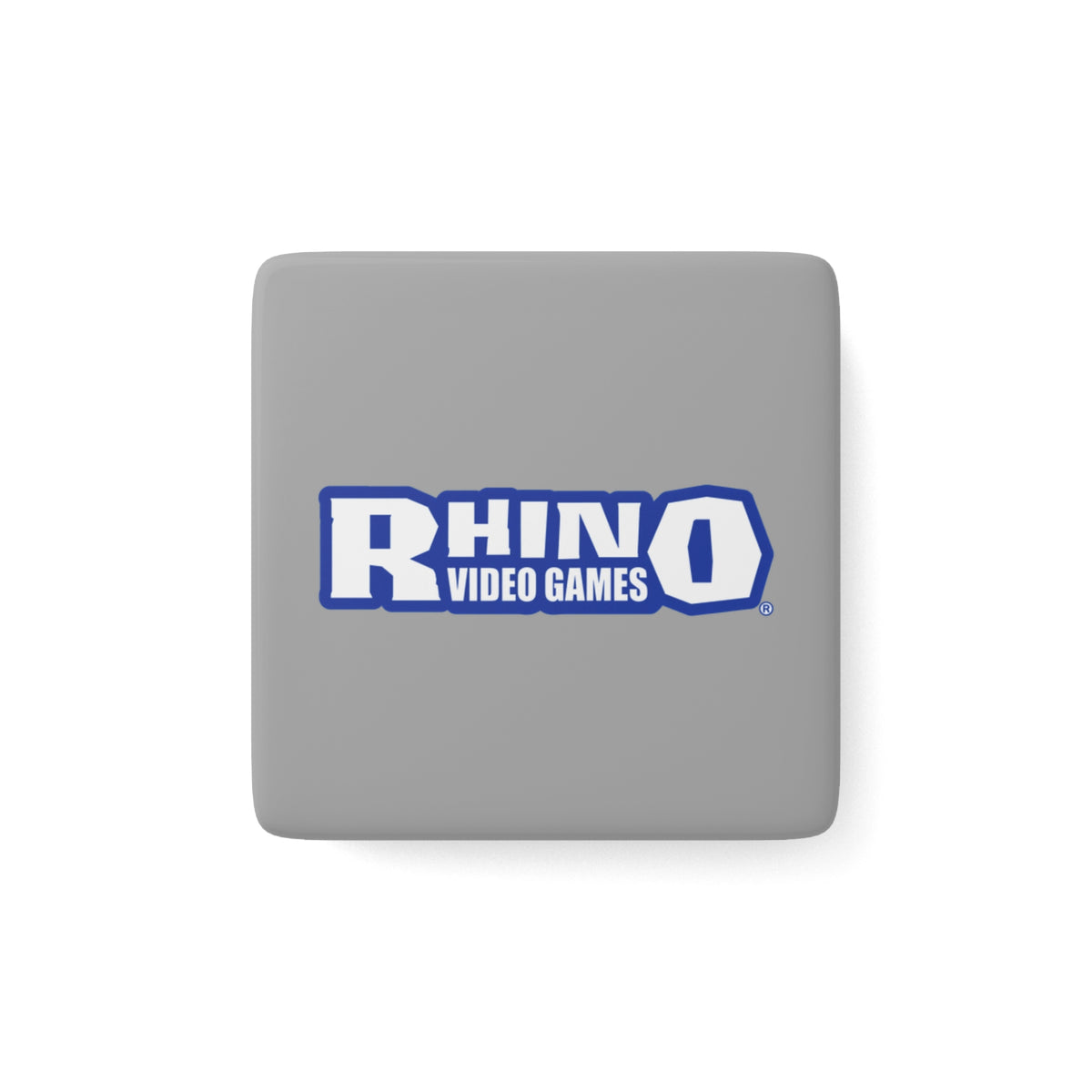 Rhino Video Games Square Porcelain Fridge Magnet
