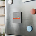 Hooters Air Square Porcelain Fridge Magnet